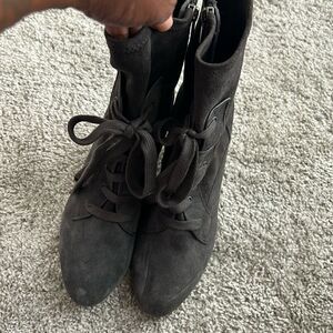 Brand New Suede Grey Booties
